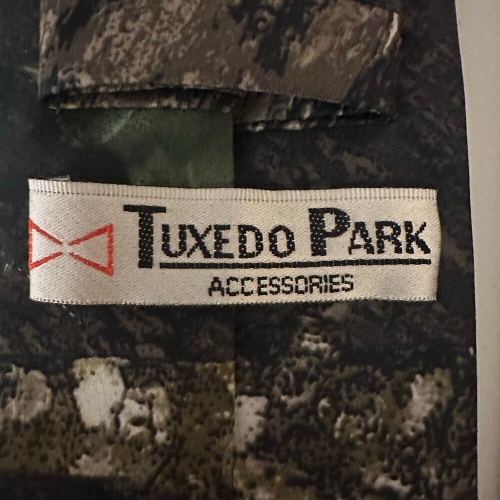 Vintage Tuxedo Park Hunting Camo Tie - Picture 4 of 5